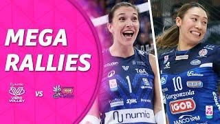 MEGA RALLIES of the match Milano - Novara | Serie A1 Tigotà 24/25 | Lega Volley Femminile