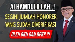 ALHAMDULILLAH..! SEGINI JUMLAH NON ASN YANG DIVERIFIKASI AMAN UNTUK DIANGKAT PPPK ?