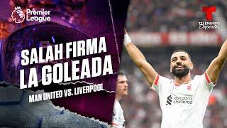 Gol de Mohamed Salah - Man. United v. Liverpool | Premier League | Telemundo Deportes