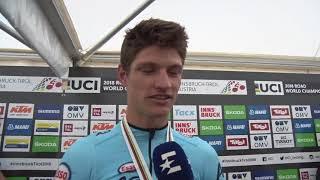 Brent Van Moer - post-race interview - ITT U23 - Innsbruck 2018 (UCI Road WCh)