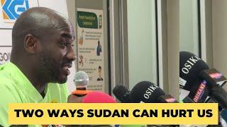 Ghana coach Otto Addo reveals two ways Sudan can hurt Ghana | Ghana vs Sudan | AFCON Qualifiers