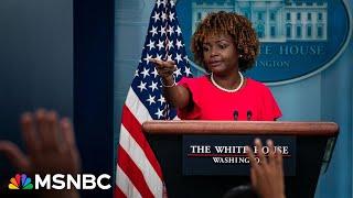 LIVE: White House holds press briefing