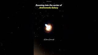 What is at the center of the andromeda galaxy? @Cosmic.Serenade  #astronomy