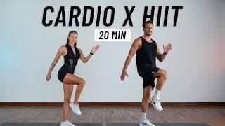 20 MIN INTENSE HIIT WORKOUT - ALL STANDING - Full Body, No Equipment, No Repeats