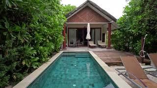 Beach Villa with Pool (room tour) - Kudafushi Resort Maldives