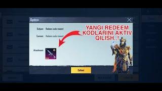 YANGI REDEEM KODLARINI AKTIV QILISH | NEW REDEEM CODE 2022  | ASILBEKOFF