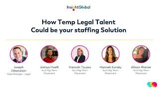 How Temp Legal Talent Could be Your Staffing Solution