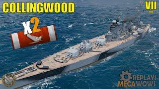 COLLINGWOOD 146K DMG | World of Warships Gameplay