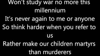 Flobots - White Flag Warriors Ft. Tim Mcilrath (Lyrics)