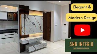 Elegant & Modern Design | 2BHK Home Interior Design | Interior Design Ideas | VJ Yashone |Wakad|Pune