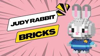 How to build JUDY RABBIT LEGO mini bricks tutorial