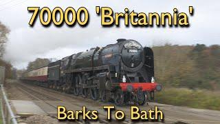 70000 'Britannia' - Bath Christmas Market - 30/11/24