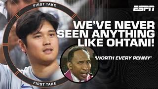  Stephen A. & Shannon Sharpe IN AWE of Shohei Ohtani's historic 50/50 season | First Take