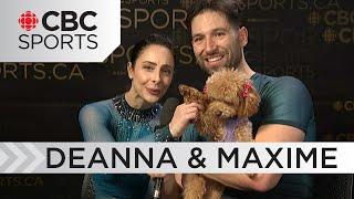 Deanna Stellato-Dudek, Maxime Deschamps and Goldie the dog chat Skate Canada and more | #CBCSports