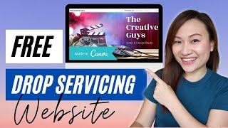 How To Create A FREE Drop Servicing Website In 15 Mins | With Custom URL