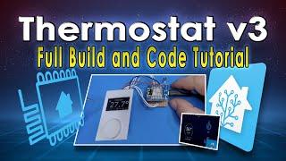 Home Assistant and ESPHome Digital OLED Thermostat v3