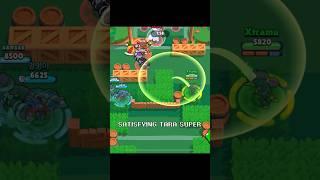 Satisfying kills with Tara super and MORTIS | #brawlstars #supercell #shorts