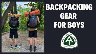 Boys Backpacking Gear on the Appalachian Trail (Summer 2023)