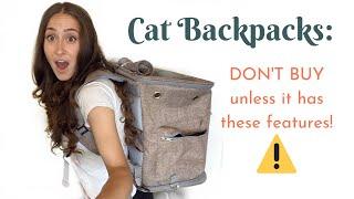 What you should look for in a Cat Backpack: OUR CAT BACKPACK REVIEW