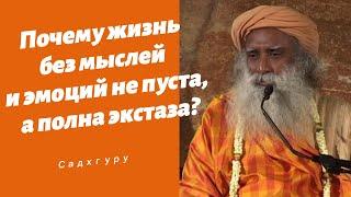 Почему жизнь без мыслей и эмоций не пуста, а полна экстаза? | Садхгуру