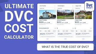 The Ultimate Disney Vacation Club Calculator | How Much Does DVC Really Cost?