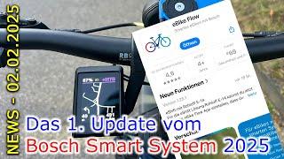 NEWS - Das erste Update 2025 fürs Bosch Smart System eBike