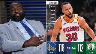 Warriors are best team in NBA - Kendrick Perkins on Steph Curry shine 27 Pts to beat Celtics 118-112