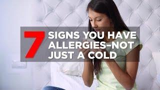 7 Signs You Have Allergies Not a Cold | Health