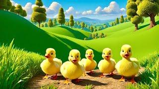 Five Little Ducks Nursery Rhyme Song for Kids