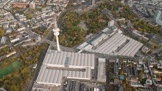 A bird's eye view of the Hamburg Messe, venue for the 2017 G20 Summit