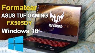 Formatear laptop ASUS GAMER con windows 10 