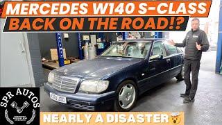 CAN WE GET THE KING OF THE S,CLASS BACK ON THE ROAD MERCEDES W140!? NEARLY A MAJOR DISASTER! 