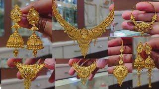 dulhan ke liye best jewellery set in gold #gold #viral #jewelry #jewellerydesign #jewellery #bridal