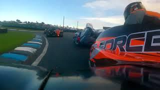 Lydden Hill Sidecar Burnup Onboard, Simon Gilbert / Ben Ransley RYDE F1 Yamaha R1