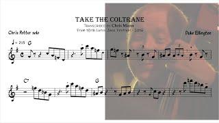 Chris Potter - Take The Coltrane, take 2 (tenor sax transcription)