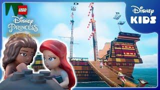 Vaiana e Ariel trovano una nave dei Pirati ‍️ | LEGO Disney Princess: The Castle Quest