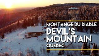 Chasing the Sun: Epic Drone Footage of Devil's Mountain at Sunset | Quebec Adventure!