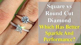 Square vs Round Diamond Ring - What Are the Differences?