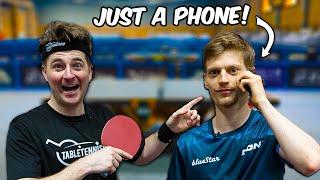 Pro Table Tennis Player Beats Me With His Phone?!