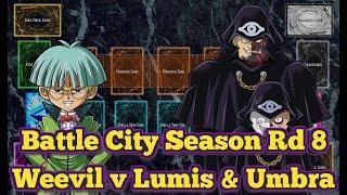 Weevil vs Lumis & Umbra - Yugioh Battle City Season Round 8 #yugioh #yugiohtcg #yugiohcards #shorts