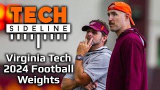 2024 Hokies Football Players' Weights Update