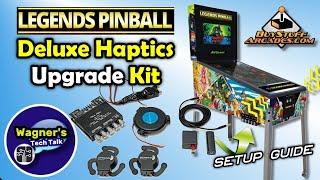 AtGames Legends Pinball Haptics Upgrade Kit: Bass Shaker + Exciters Setup | Buy Stuff Arcades