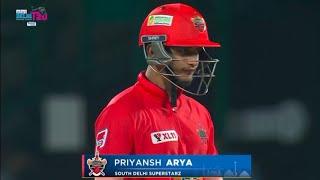 Priyansh Arya 82* Runs | South Delhi Superstarz | Delhi Primer League T20