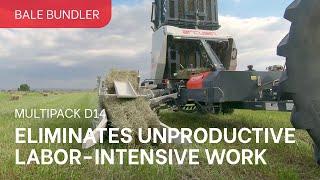 Increase your productivity with this Bale Bundler | MultiPack D14