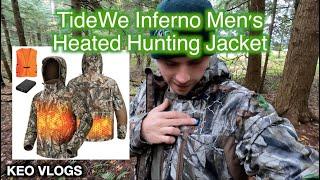 TideWe Inferno Men's Camo Heated Hunting Jacket