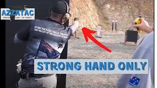 IPSC Australia - Practical Pistol Shooting Stage - Strong Hand Only | AzzaTac