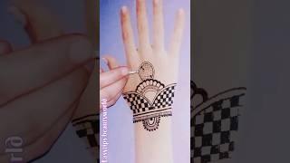 Stylish Simple Mehndi Design| Mehandi Design #mehndi #youtubeshorts #henna #viral #trending #shorts