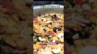 Mixed biryani #cooking #food #trending #viralshort #reels#biryani #foodhaul #foodvlog #ytshort