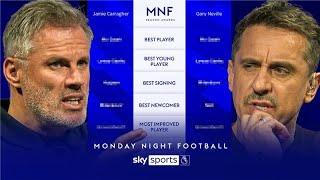 Jamie Carragher and Gary Neville give out their MNF Awards ️ | Best Player, Best Signing & more!