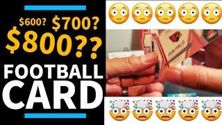 REACTION to pulling a $ HIGH-DOLLAR $ Football Card, 2019 GOLD Autograph